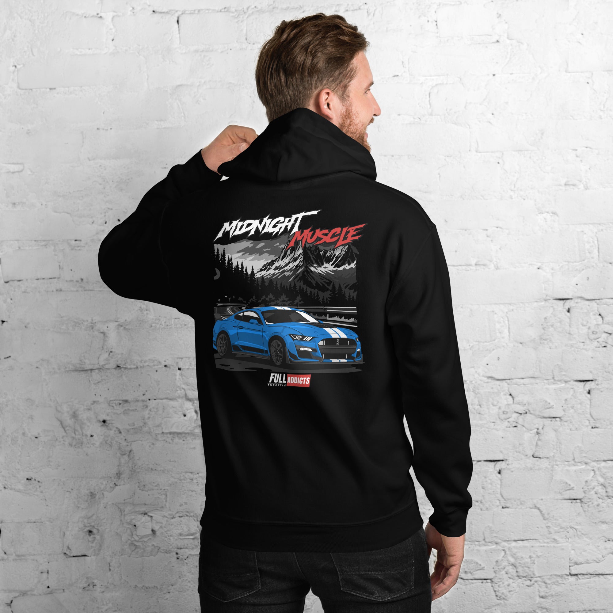 Midnight Muscle Mustang Hoodie